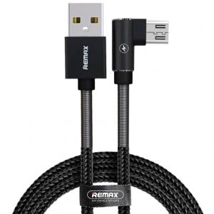 کابل تبدیل USB به microUSB ریمکس مدل Ranger-90 degree طول 1 متر