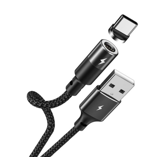 کابل تبدیل مغناطیسی USB به USB-C ریمکس مدل Smart ZIGIE10_2a طول 1.2 متر