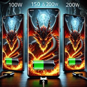 تفاوت شارژرهای سریع 100 وات، 150 وات و 200 وات 3 شارژرهای 100 وات، 150 وات و 200 وات