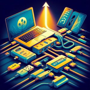 شارژ و انتقال ویدئو درگاه تایپ C