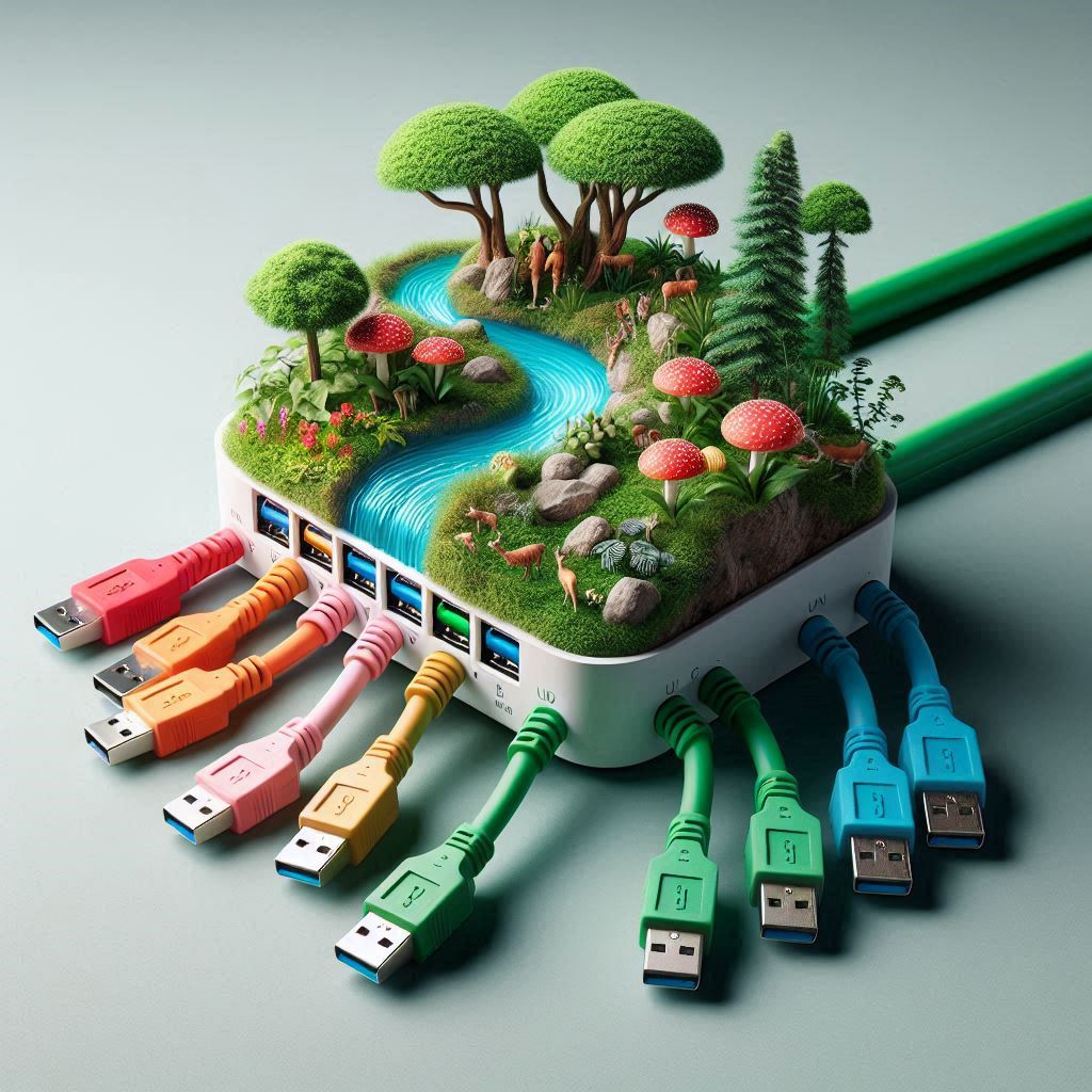 هابهای USB دو سر و محیط زیست