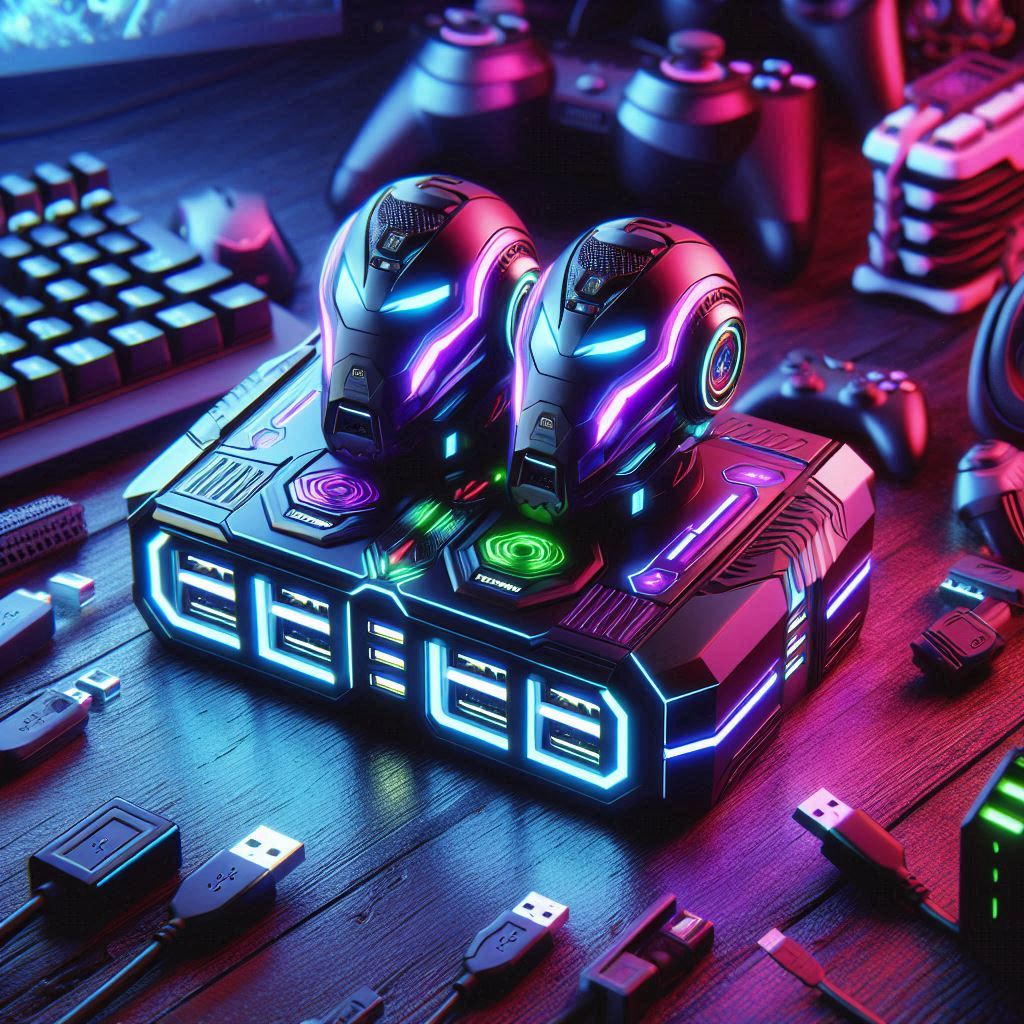 هاب یواس‌بی دو سر برای گیمرها