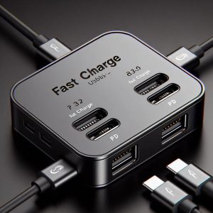 پورت PD در هابهای USB-C برای شارژ سریع دستگاهها