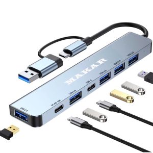 10 تفاوت کلیدی هاب USB معمولی و هاب با قابلیت شارژ سریع + مزایا 2 هاب با قابلیت شارژ سریع