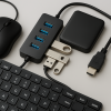 هاب USB: قدرت اتصال هم‌زمان موس، کیبورد، هارد، فلش و HDMI