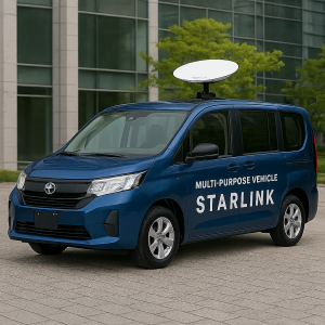 تحولی در ژاپن: معرفی خودروی چندمنظوره مجهز به اینترنت Starlink