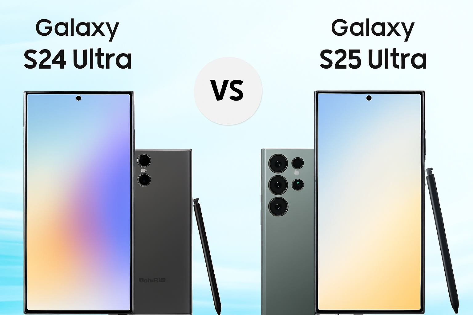 ۱۰ تفاوت گلکسی اس 24 اولترا و گلکسی اس 25 اولترا