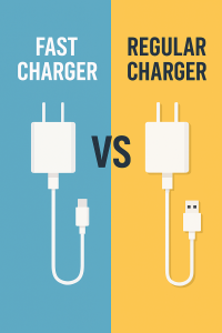 شارژر سریع در برابر شارژر معمولی: کدام یک برای سلامت باتری گوشی شما بهتر است؟ 2 شارژر سریع در برابر شارژر معمولی