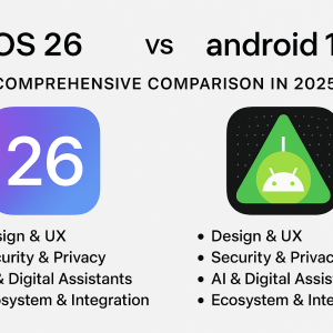 مقایسه جامع iOS 26 و اندروید 15