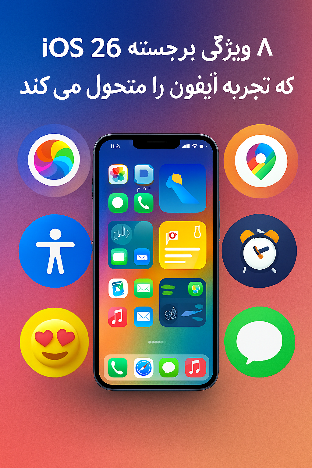 ۸ ویژگی برجسته iOS 26 که تجربه آیفون را متحول می‌کند