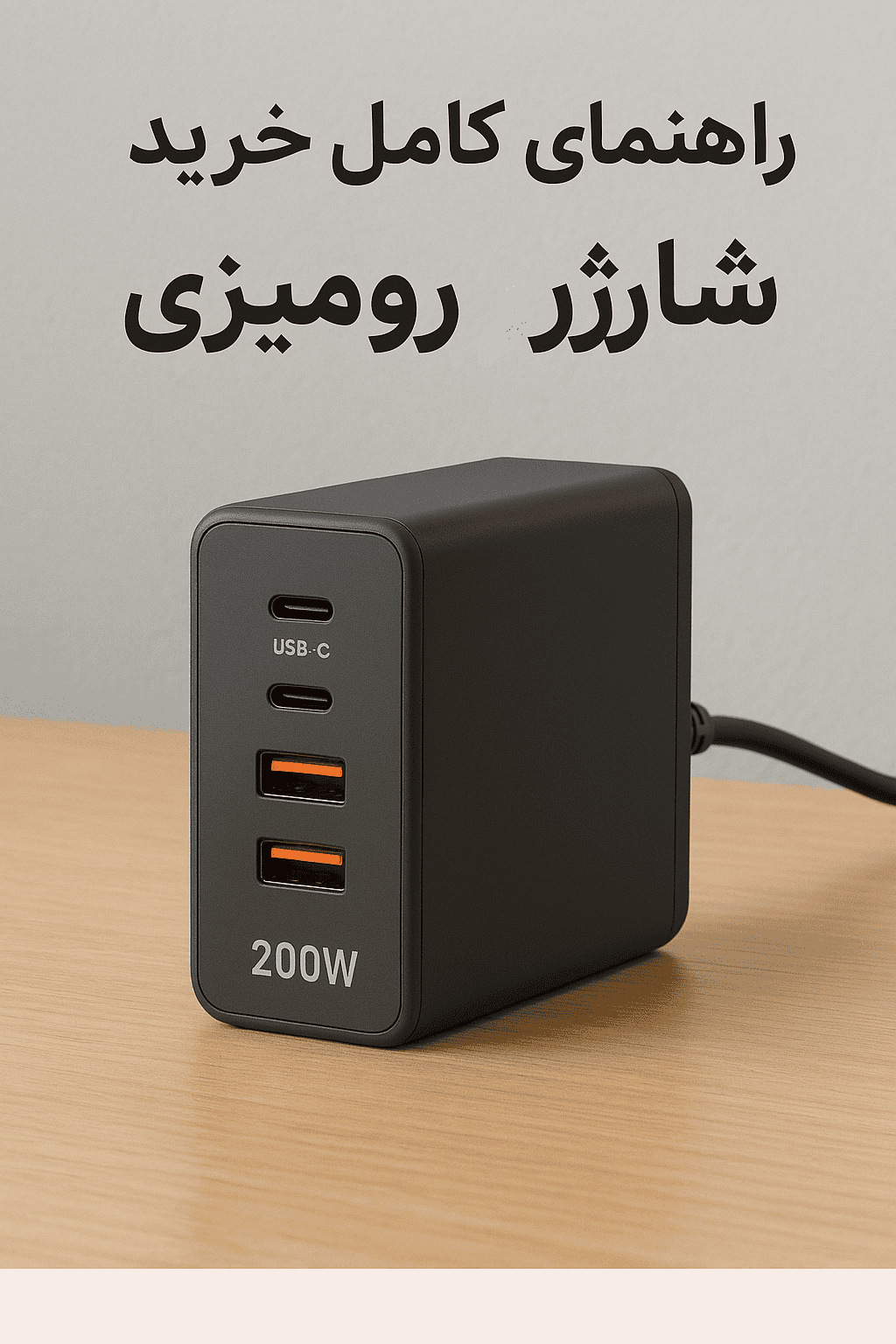 راهنمای کامل خرید شارژر رومیزی