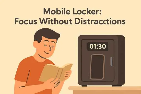 موبایل لاکر؛ راه‌حل عملی برای کاهش وابستگی به گوشی در 5 قدم ساده