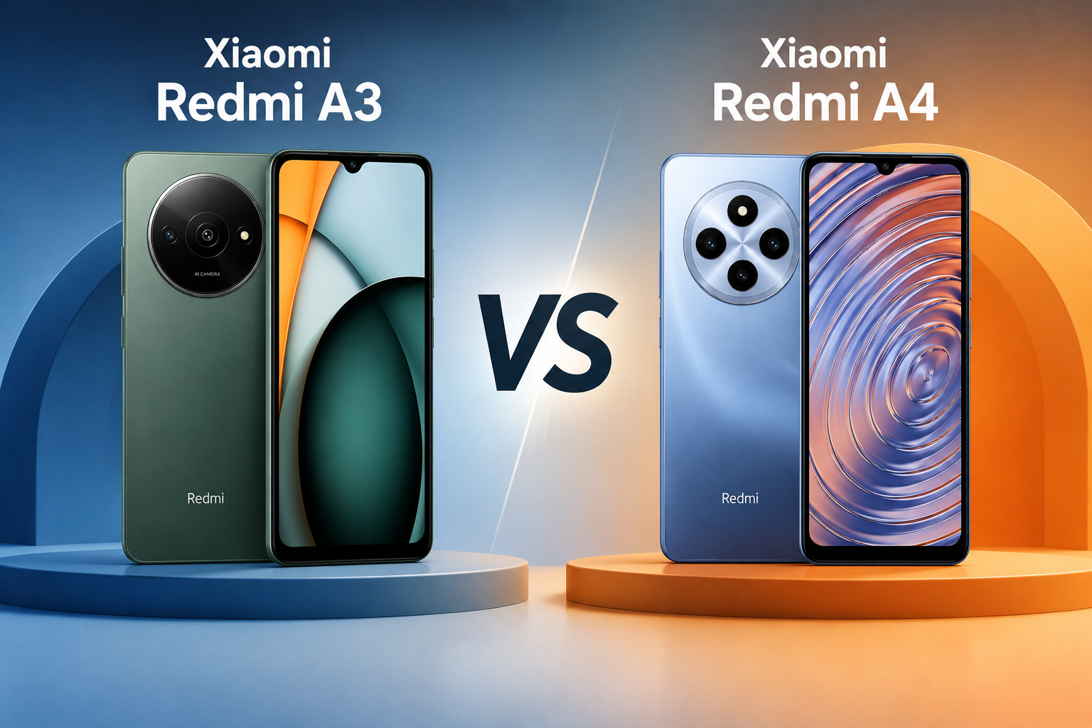 Xiaomi Redmi A3 و Xiaomi Redmi A4