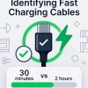 چطور بفهمیم کابل شارژ از فست شارژ Fast Charge پشتیبانی می‌کند؟