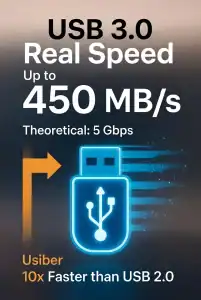 سرعت واقعی USB 3.0 چقدر است؟