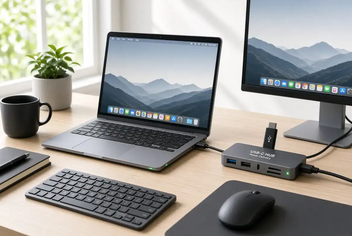 هاب USB-C با پی دی
