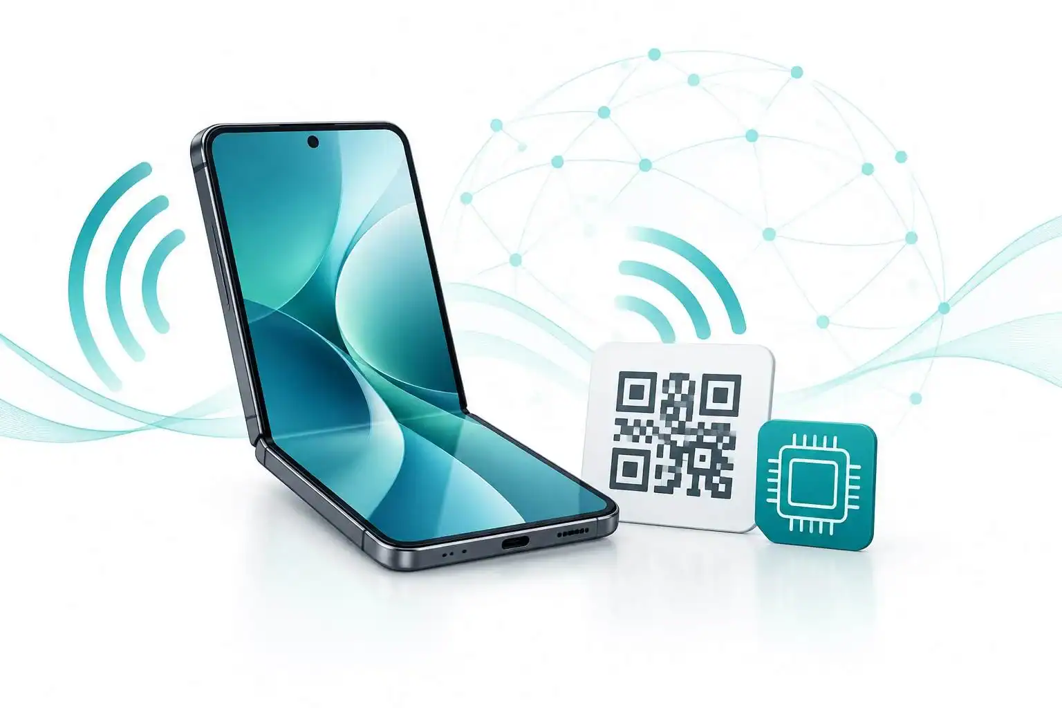 آیفون تاشو در ایران؛ رجیستری، eSIM و قیمت آیفون Duo 2 تصویر مفهومی گوشی تاشو و فناوری eSIM؛ موضوع بررسی استفاده آیفون تاشو در ایران