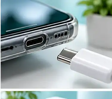 بررسی اتصال کانکتور USB-C و پورت گوشی برای تشخیص شارژ کند و قطع و وصل